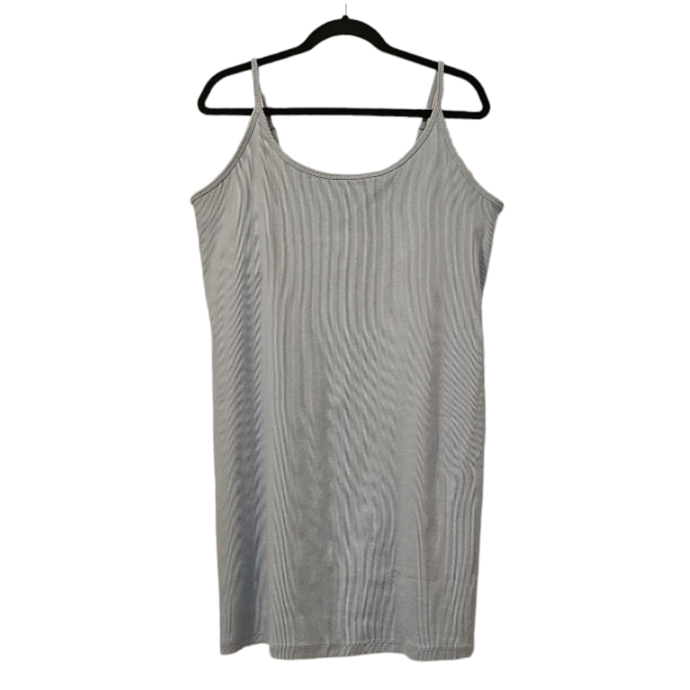 Light Blue Old Navy Women's Fitted Rib-Knit Cami Mini Dress
